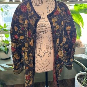Elegant Floral Embroidered Jacket